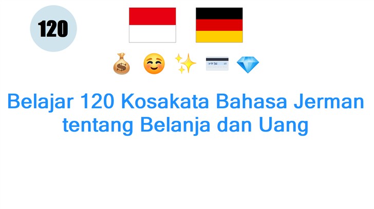Belajar 120 Kosakata Bahasa Jerman tentang Belanja dan Uang